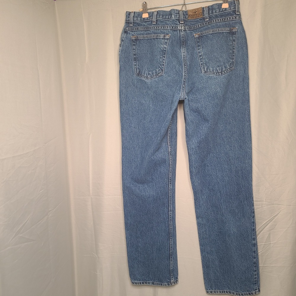 RedHead Boot Cut Jeans Mens 36x32 Blue Medium Wash Cotton Denim‎ 614505/STONE